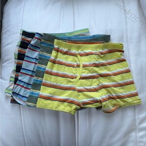 Hanna Andersson Kids' Striped Boxer Briefs - Multicolor Set
